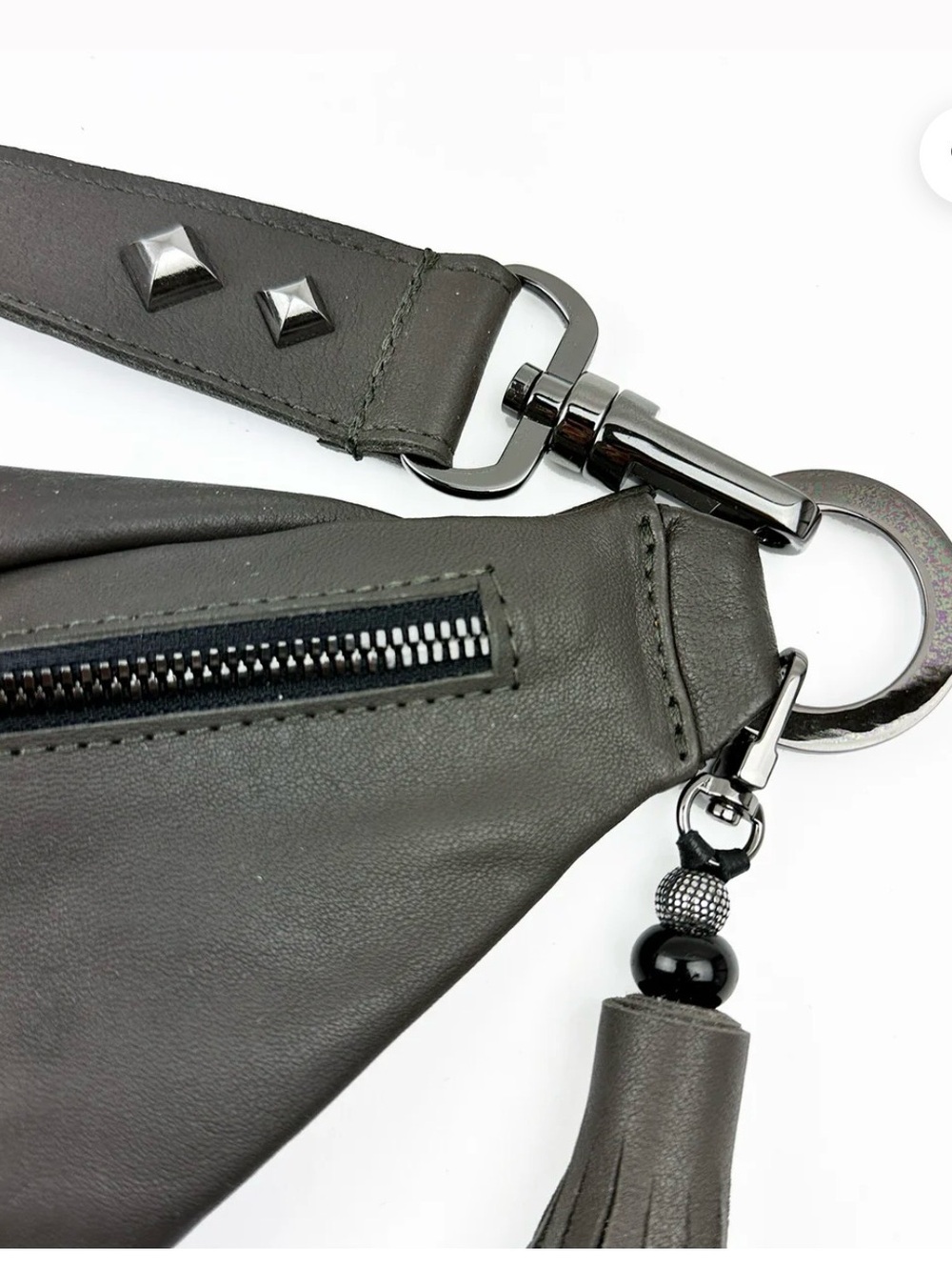 Evoke Leather Sling Bag - Picture 2 of 9